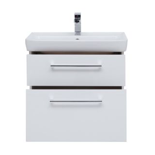 Тумба подвесная Dreja.Rus Q MAX 70 под умывальник Q-70, белый глянец